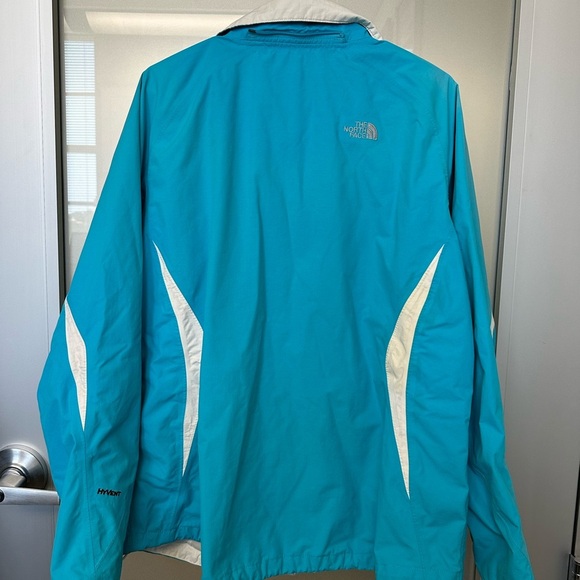The North Face Hyvent Teal Blue Waterproof Ski Snow Shell Jacket XXL - Picture 4 of 6